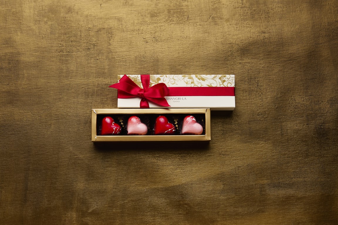 Heart Bonbon Chocolat 4 Pieces, 9 Pieces/ハートボンボンショコラ 4個入,9個入り