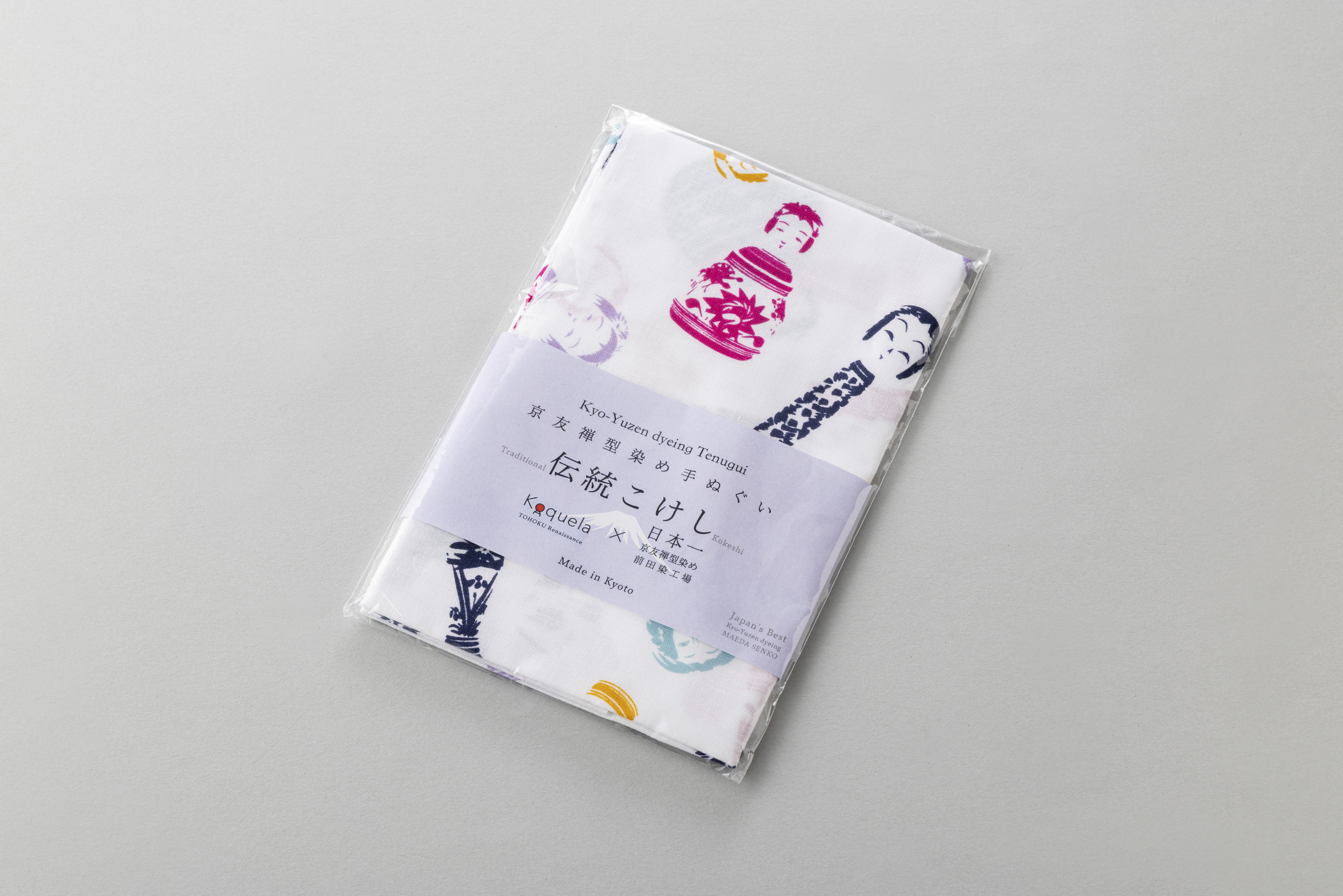 Kokeshi Tenugui/Koquela こけし手ぬぐい