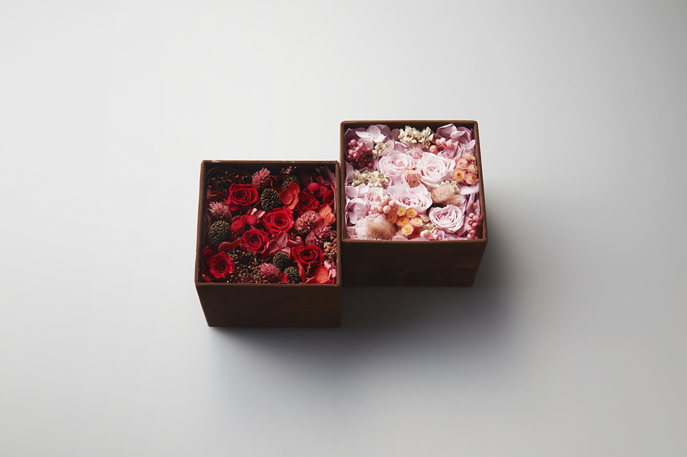 【Flower gift】Velour flower box/【フラワーギフト】ベロアフラワーボックス