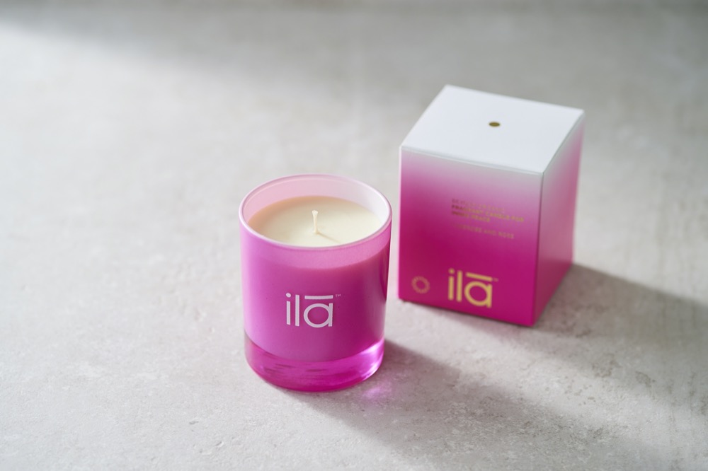 ila Fragrant Candle - Tuberose and Rose/ila フレグラントキャンドル チューベローズ&ローズ
