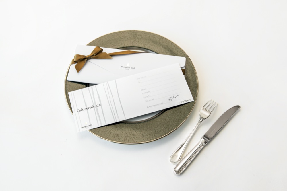 Restaurant Gift Certificate/レストランギフト券